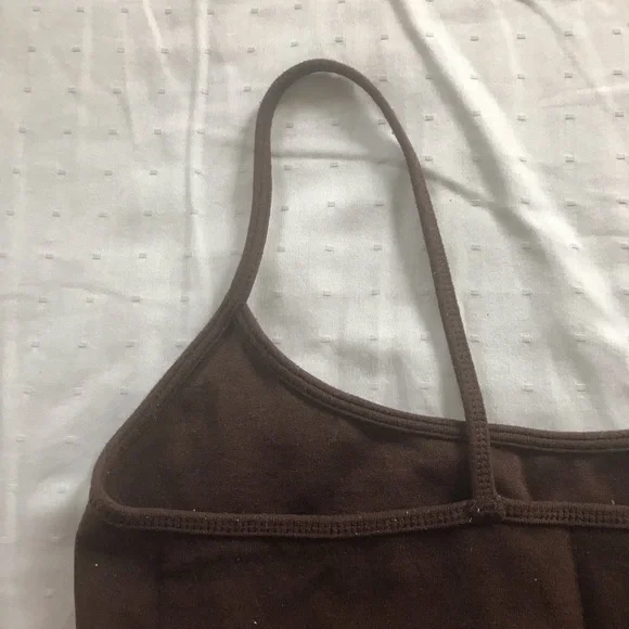 Dark brown cami tank Size L - Picture 3 of 3